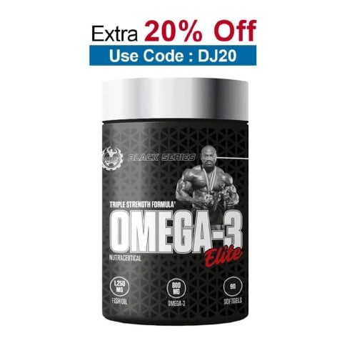 Dexter Jackson Black Series Omega-3 Tripple Strength,  90 softgels 