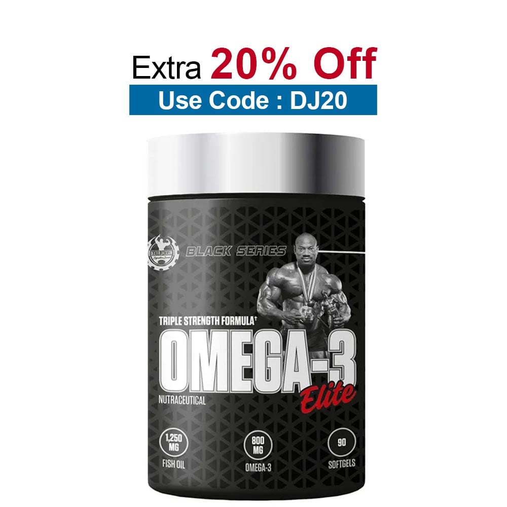 Dexter Jackson Black Series Omega-3 Tripple Strength,  90 softgels 