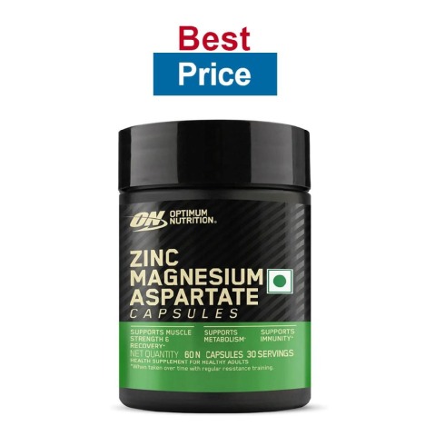 ON (Optimum Nutrition) Zinc Magnesium Aspartate (ZMA),  60 capsules 