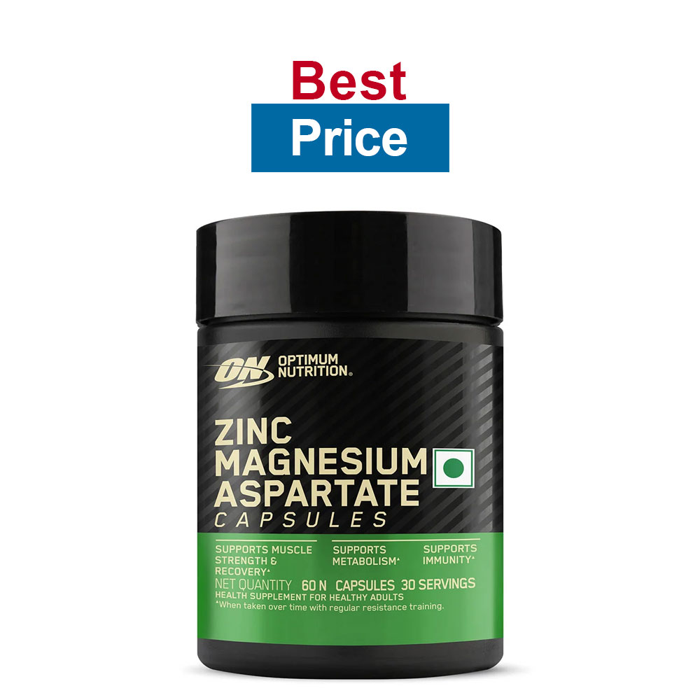ON (Optimum Nutrition) Zinc Magnesium Aspartate (ZMA),  60 capsules 