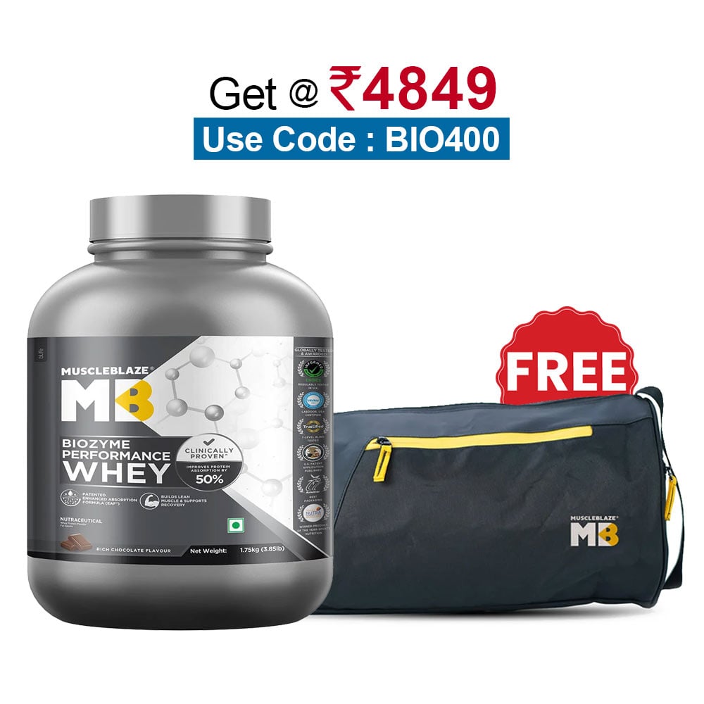 MuscleBlaze Biozyme Performance Whey,  3.85 lb  Rich Chocolate 