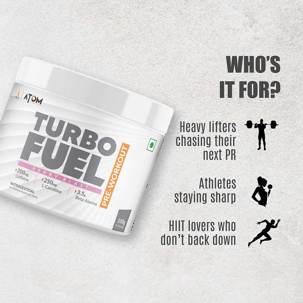 7 - AS-IT-IS Nutrition ATOM Turbo Fuel Pre-Workout,  0.22 lb  Berry Blast 