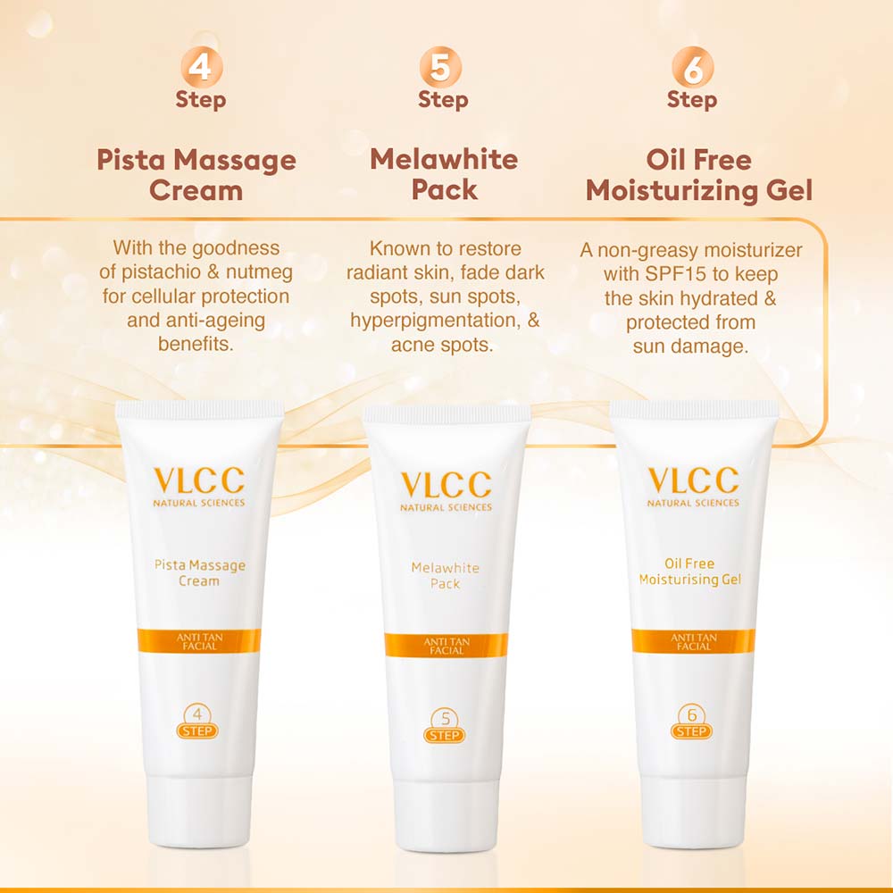 12 - VLCC Single Facial Kit,  60 g  Anti Tan 
