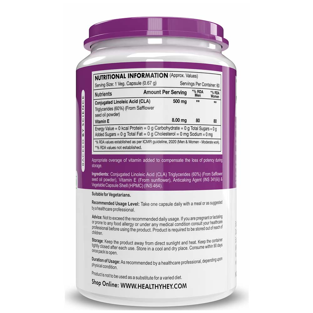 2 - HealthyHey Nutrition CLA,  60 capsules 