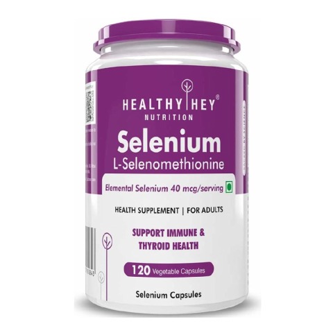 1 - HealthyHey Nutrition Selenium,  120 veggie capsule(s) 