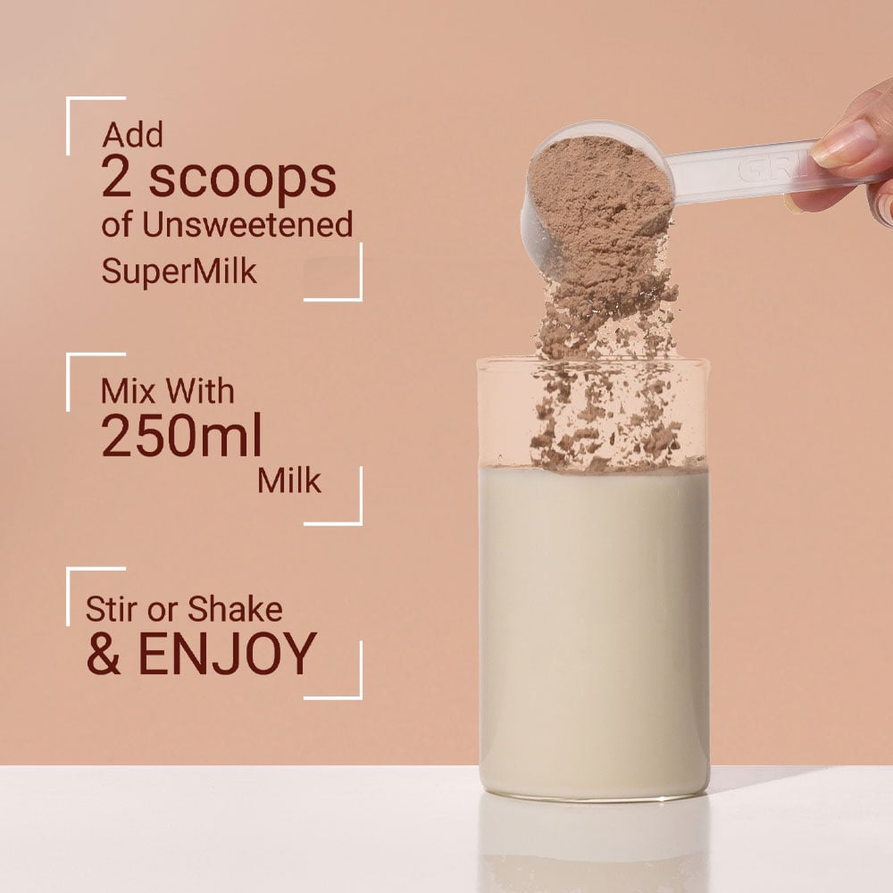 7 - Supermilk Height+ for Boy 7 to 12 years,  800 g  Double Chocolate  7-12 Yrs  Boy  Height+  With Unrefined Sugar