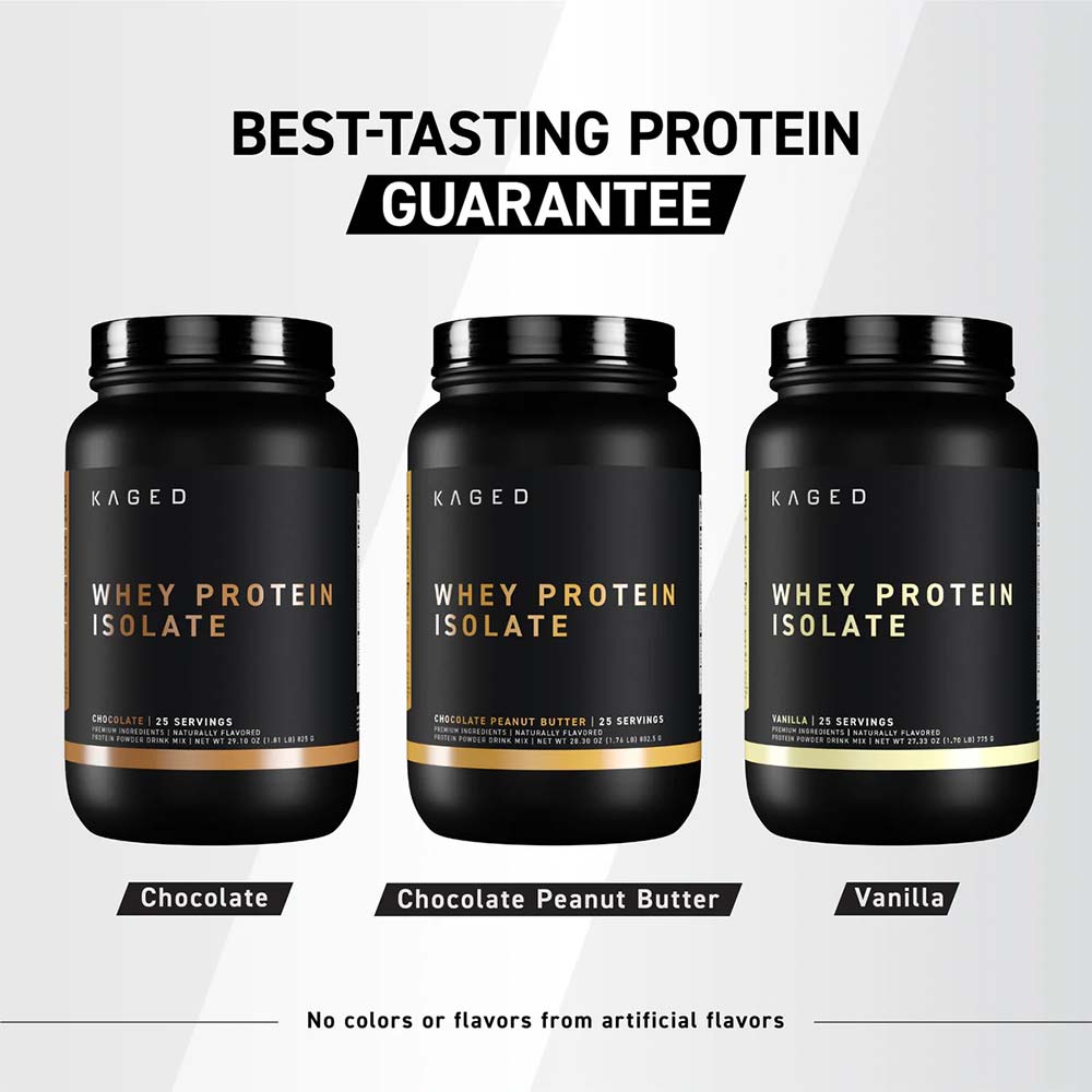 5 - Kaged Muscle Whey Protein Isolate,  3 lb  Chocolate 