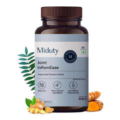 1 - Miduty Joint InflamEaze,  60 capsules 