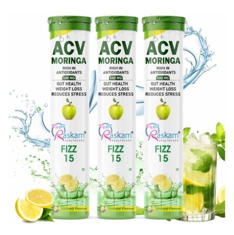 1 - Raskam ACV Moringa, 15 tablet(s) Shikanji (Pack of 3)