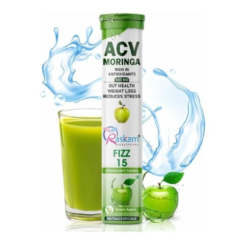 1 - Raskam ACV Moringa,  15 tablet(s)  Green Apple 