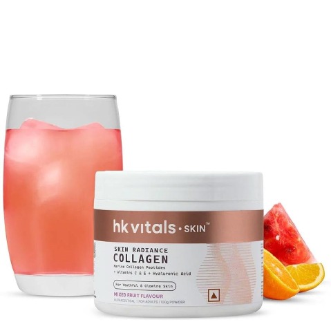 1 - HealthKart HK Vitals Skin Radiance Collagen OP,  100 g  Mixed Fruit 