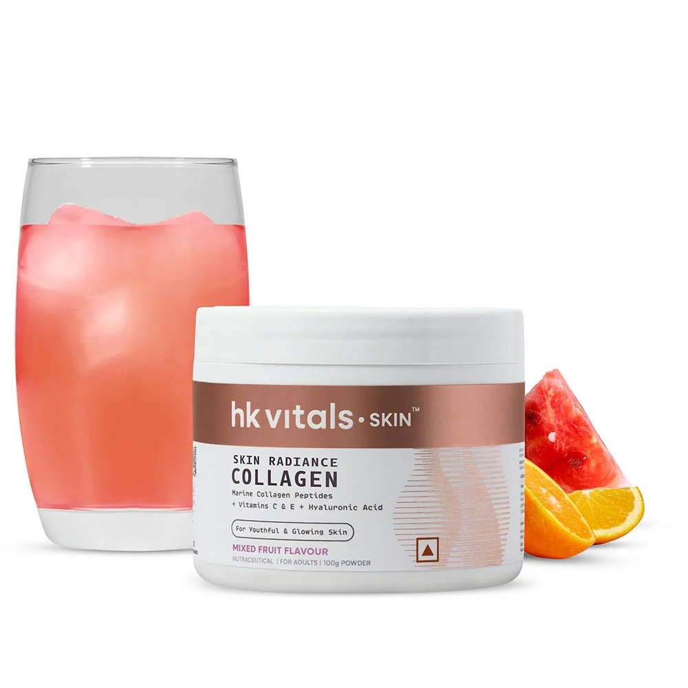1 - HealthKart HK Vitals Skin Radiance Collagen OP,  100 g  Mixed Fruit 
