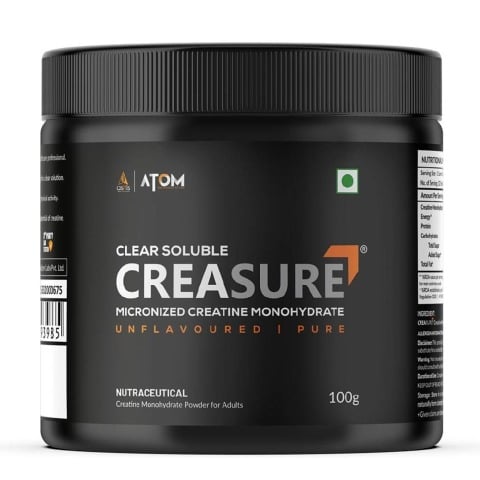 1 - AS-IT-IS Nutrition Creasure 100% Soluble Micronized Creatine Monohydrate,  Unflavoured  0.22 lb 