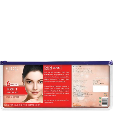 1 - VLCC Fruit Facial Kit,  300 g  for All Skin Types (Papaya) 