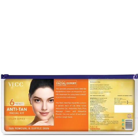1 - VLCC Anti Tan Facial Kit,  300 g  to Remove Sun Tan & Dark Spots 