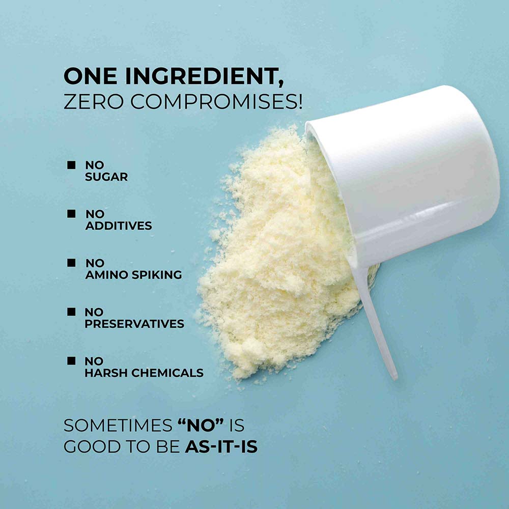 6 - AS-IT-IS Nutrition Whey Protein Concentrate 80%,  2.2 lb  Unflavoured 