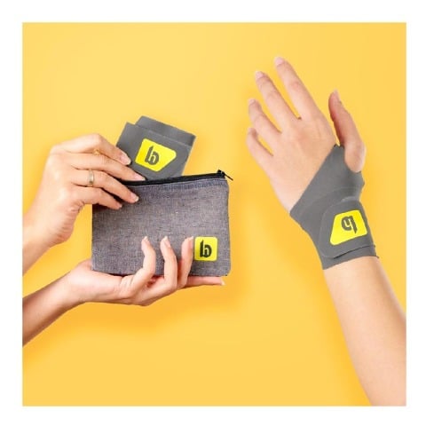 1 - betterhood Wrist Support Brace with ZeroBulk Max Stability Design,  Grey  Universal 
