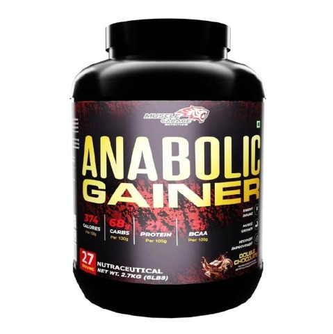 1 - Muscle Garage Anabolic Gainer,  5.95 lb  Chocolate 