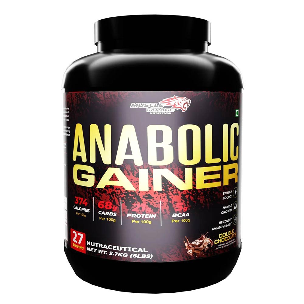 1 - Muscle Garage Anabolic Gainer,  5.95 lb  Chocolate 