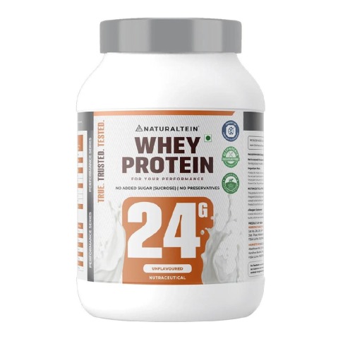 1 - NATURALTEIN Performance Series Whey Protein,  2.2 lb  Unflavoured 