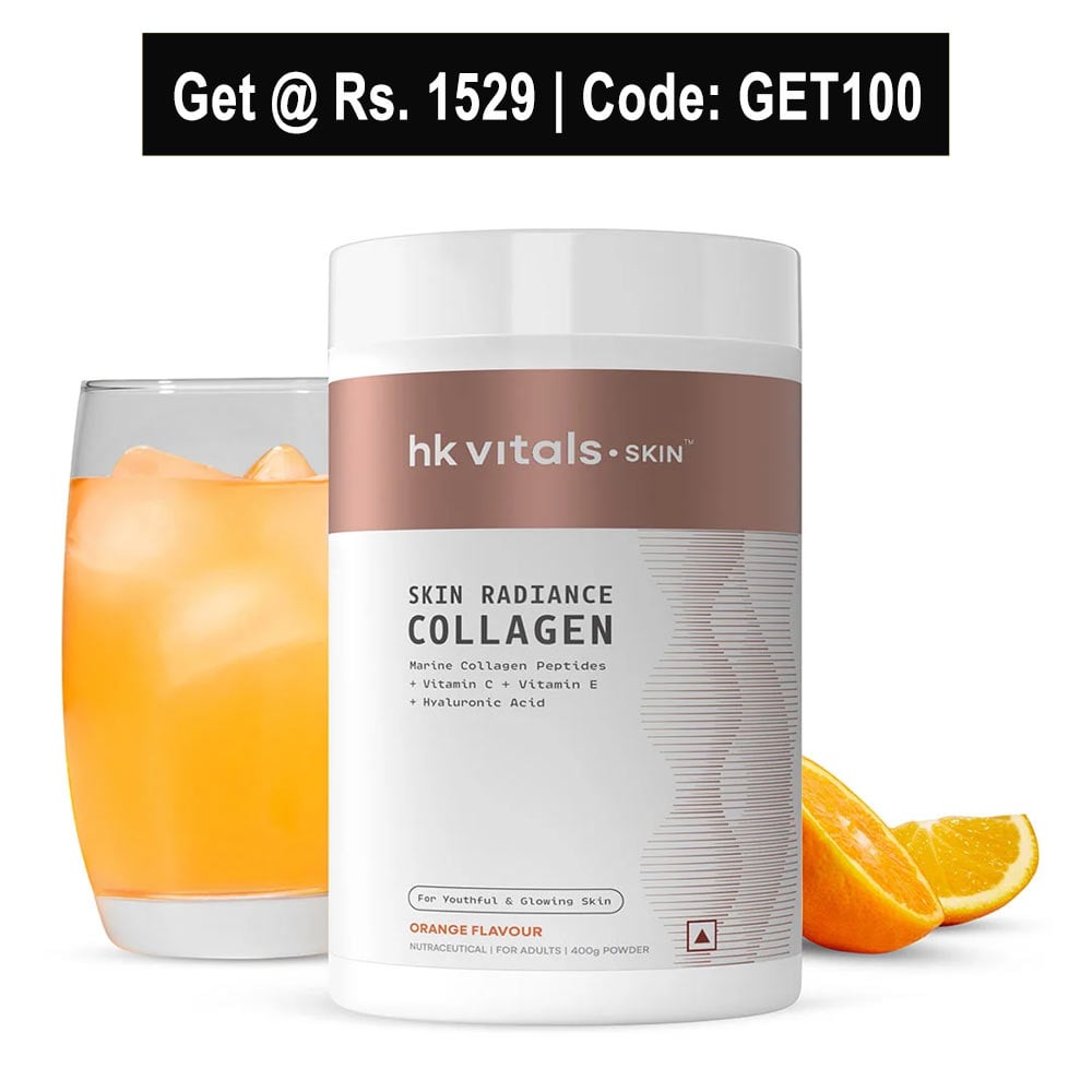 HK Vitals Skin Radiance Collagen,  Marine Collagen  400 g  Orange 