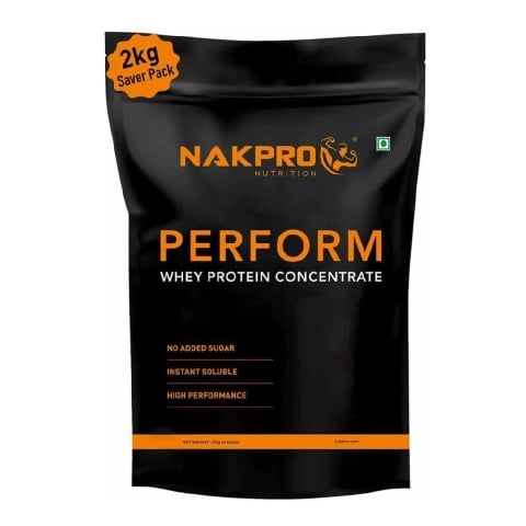 1 - Nakpro Perform Whey Protein Concentrate,  4.4 lb  Double Rich Chocolate 