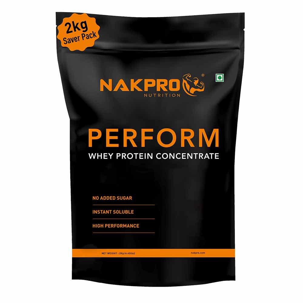 1 - Nakpro Perform Whey Protein Concentrate,  4.4 lb  Double Rich Chocolate 