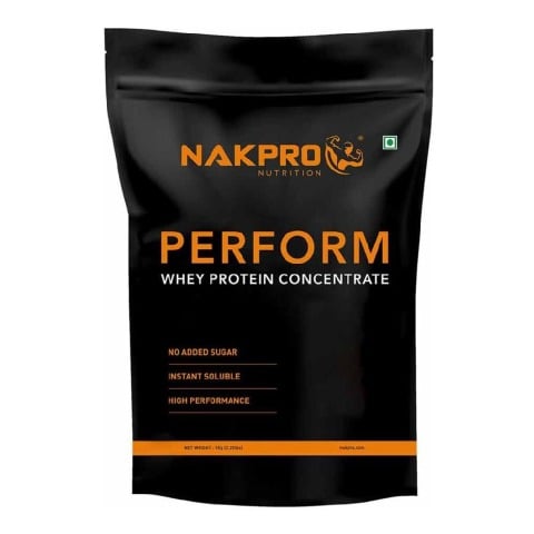 1 - Nakpro Perform Whey Protein Concentrate,  2.2 lb  Chocolate 