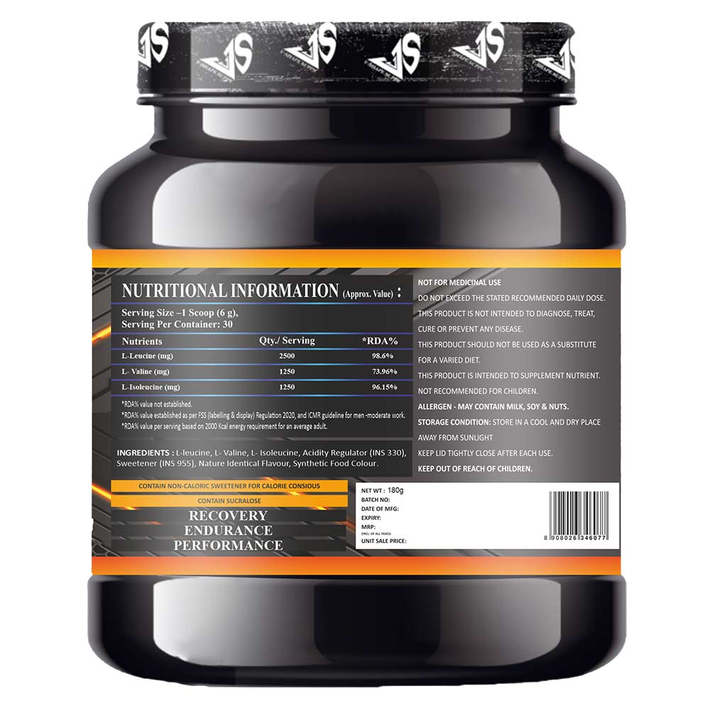 2 - V-SHAPE SUPPS BCAA Intra Workout Recovery Formula,  0.39 lb  30 Servings  Watermelon 