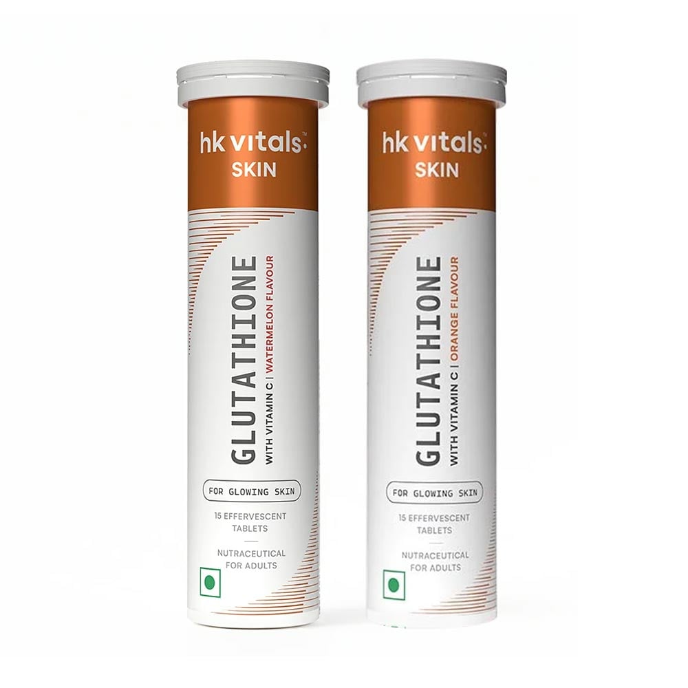1 - HealthKart HK Vitals Glutathione Effervescent OP,  Watermelon & Orange  15 tablet(s) 