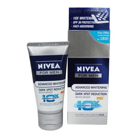 Nivea For Men Advance Whitening Moisturiser,  15 ml  10X Dark Spot Reduction 