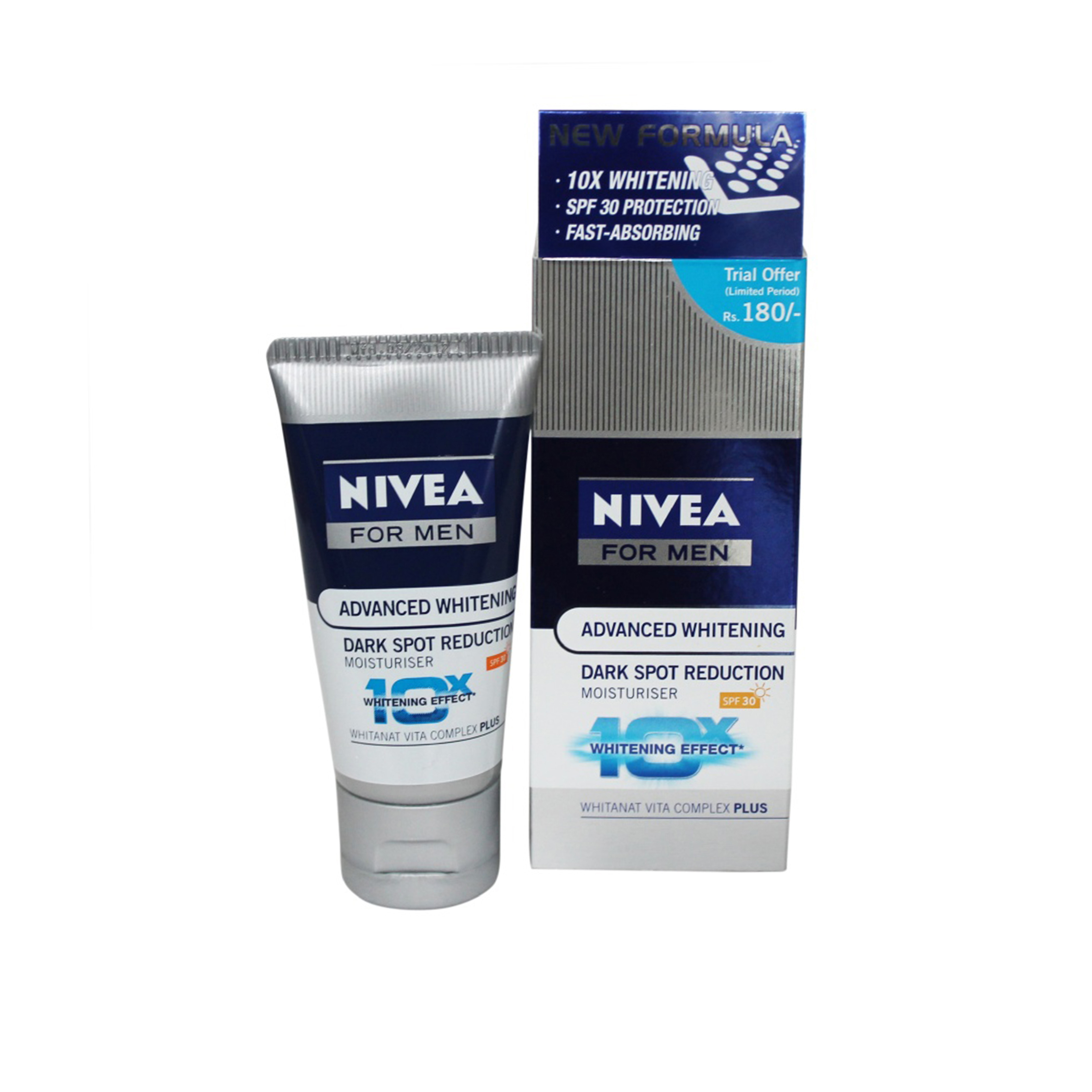 Nivea For Men Advance Whitening Moisturiser,  15 ml  10X Dark Spot Reduction 