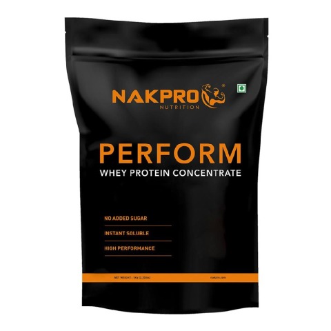1 - Nakpro Perform Whey Protein Concentrate,  2.2 lb  Strawberry 