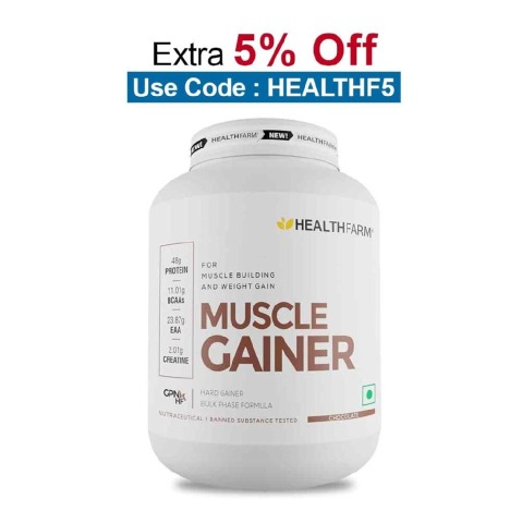 Healthfarm Muscle Gainer,  6.6 lb  Chocolate 