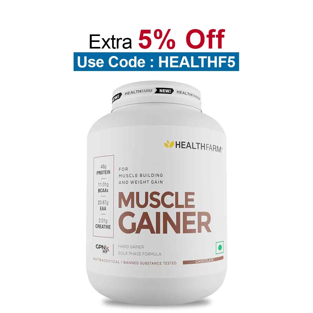 Healthfarm Muscle Gainer,  6.6 lb  Chocolate 