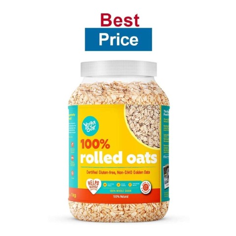 Yogabar 100% Rolled Oats,  1 kg  Unflavoured 