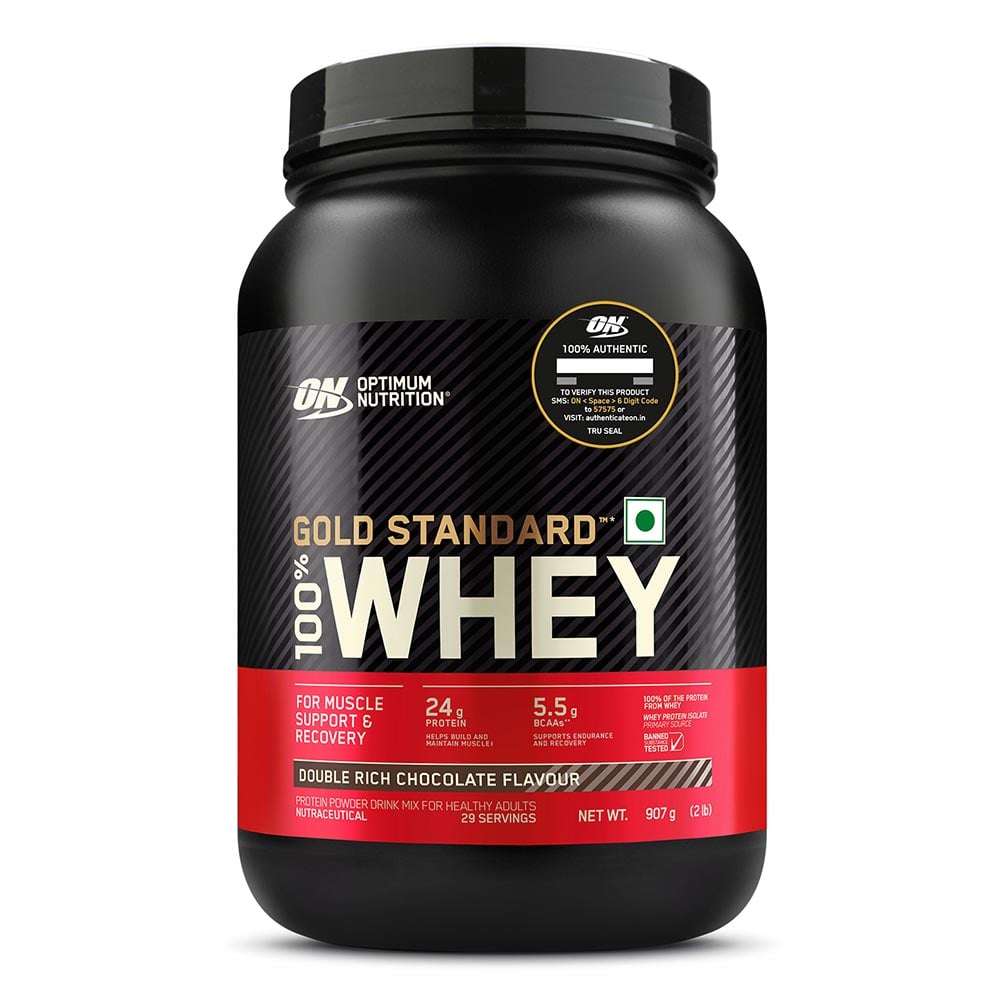 1 - ON (Optimum Nutrition) Gold Standard 100% Whey Protein,  2 lb  Double Rich Chocolate 