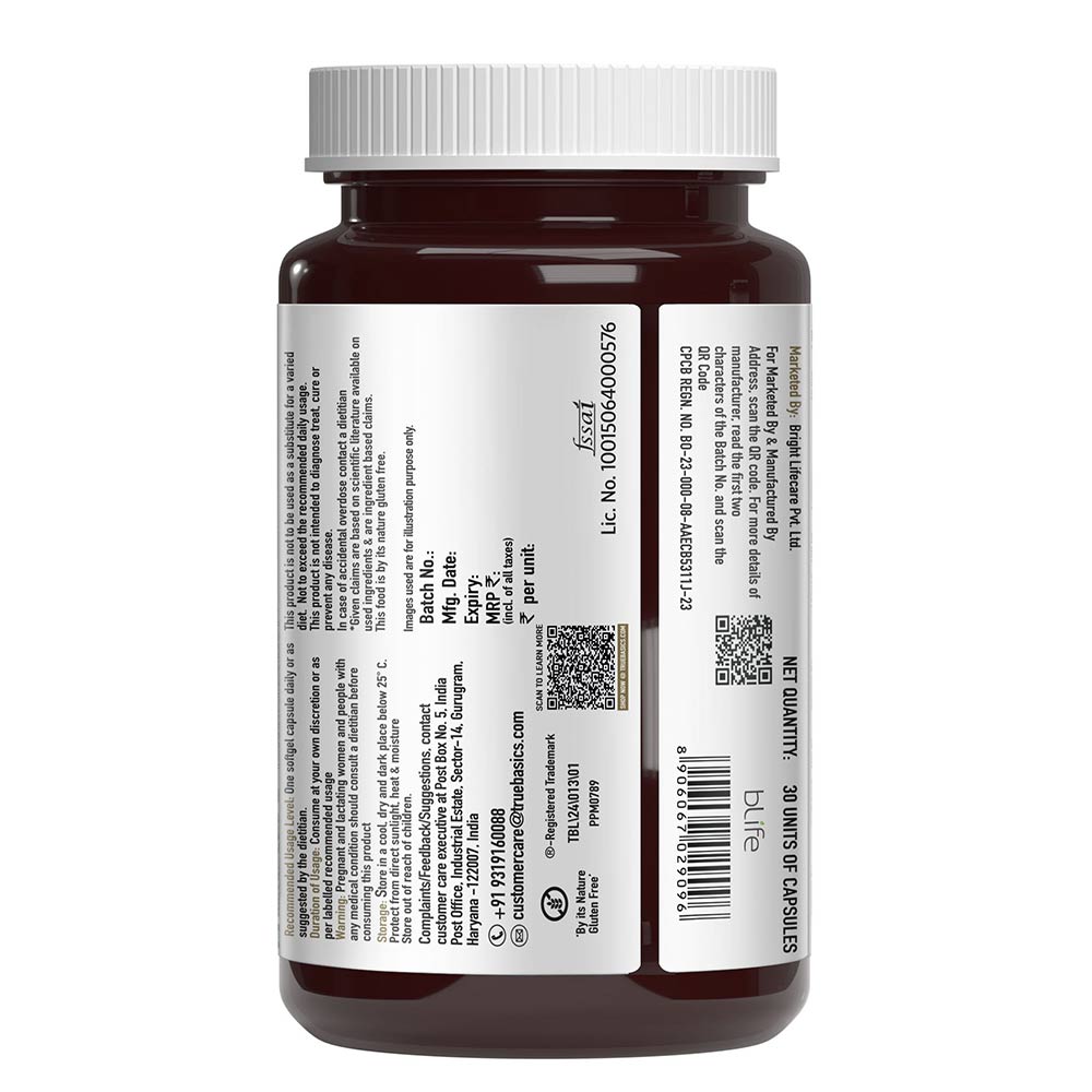 5 - TrueBasics Ultra Omega-3 (EPA 525mg & DHA 400mg),  30 capsules 