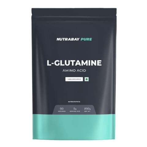 1 - Nutrabay Pure 100% Glutamine Amino Acid,  0.55 lb  Unflavoured 