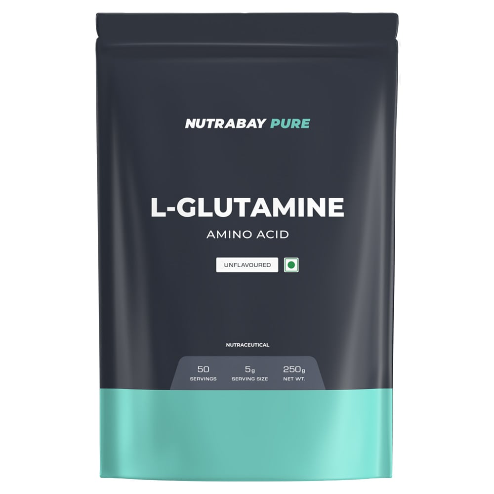 1 - Nutrabay Pure 100% Glutamine Amino Acid,  0.55 lb  Unflavoured 