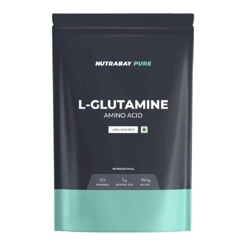 1 - Nutrabay Pure L-Glutamine Amino Acid,  0.33 lb  Unflavoured 