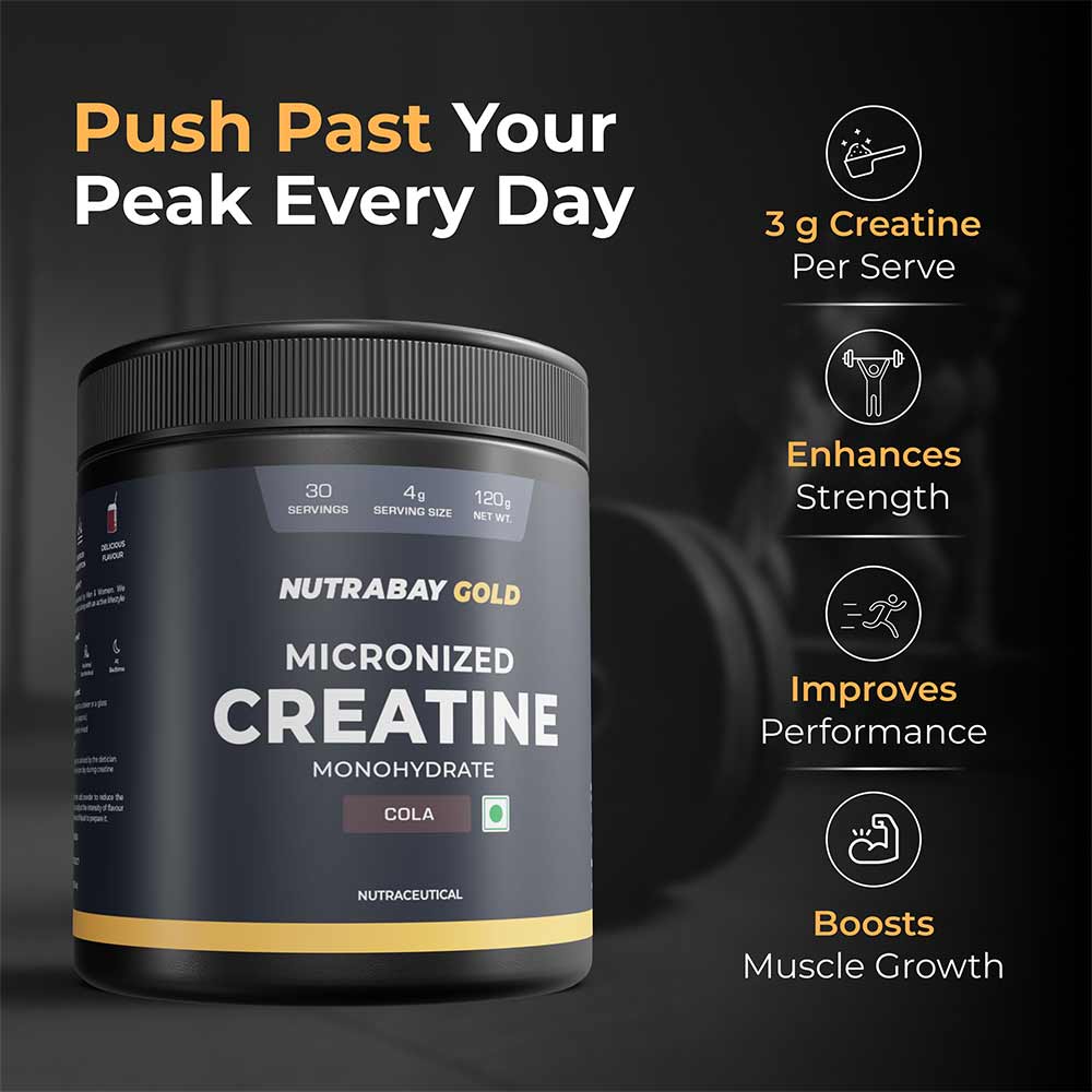 3 - Nutrabay Gold Micronised Creatine Monohydrate,  Cola  0.26 lb 