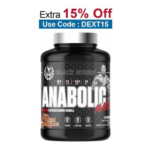 Dexter Jackson Black Series Anabolic Mass Gainer,  6 lb  Double Chocolate 