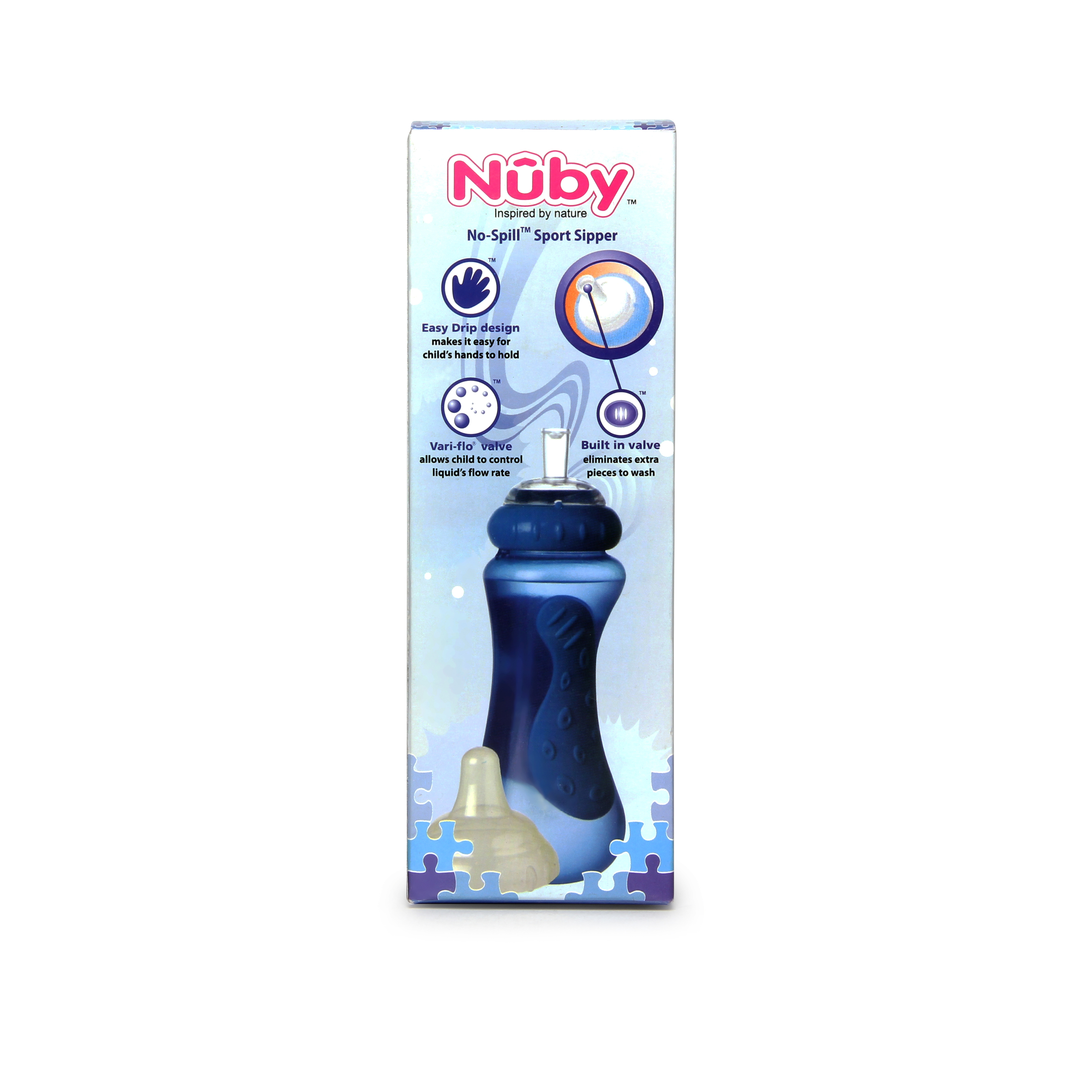 Nuby Non Spill Sport Sipper,  Plastic  300 ml 