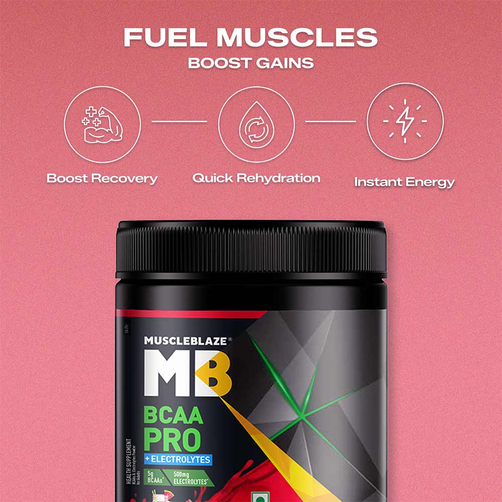 4 - MuscleBlaze BCAA Pro,  0.53 lb  30 Servings  Watermelon Kool Aid