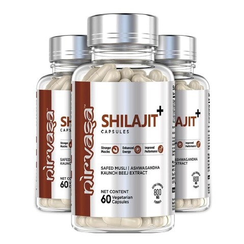 1 - Nirvasa Shilajit+,  180 veggie capsule(s) 