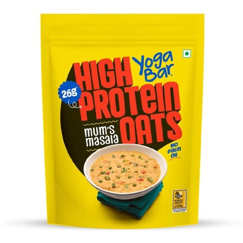 1 - Yogabar 26g High Protein Oats,  1 kg  Mum's Masala 