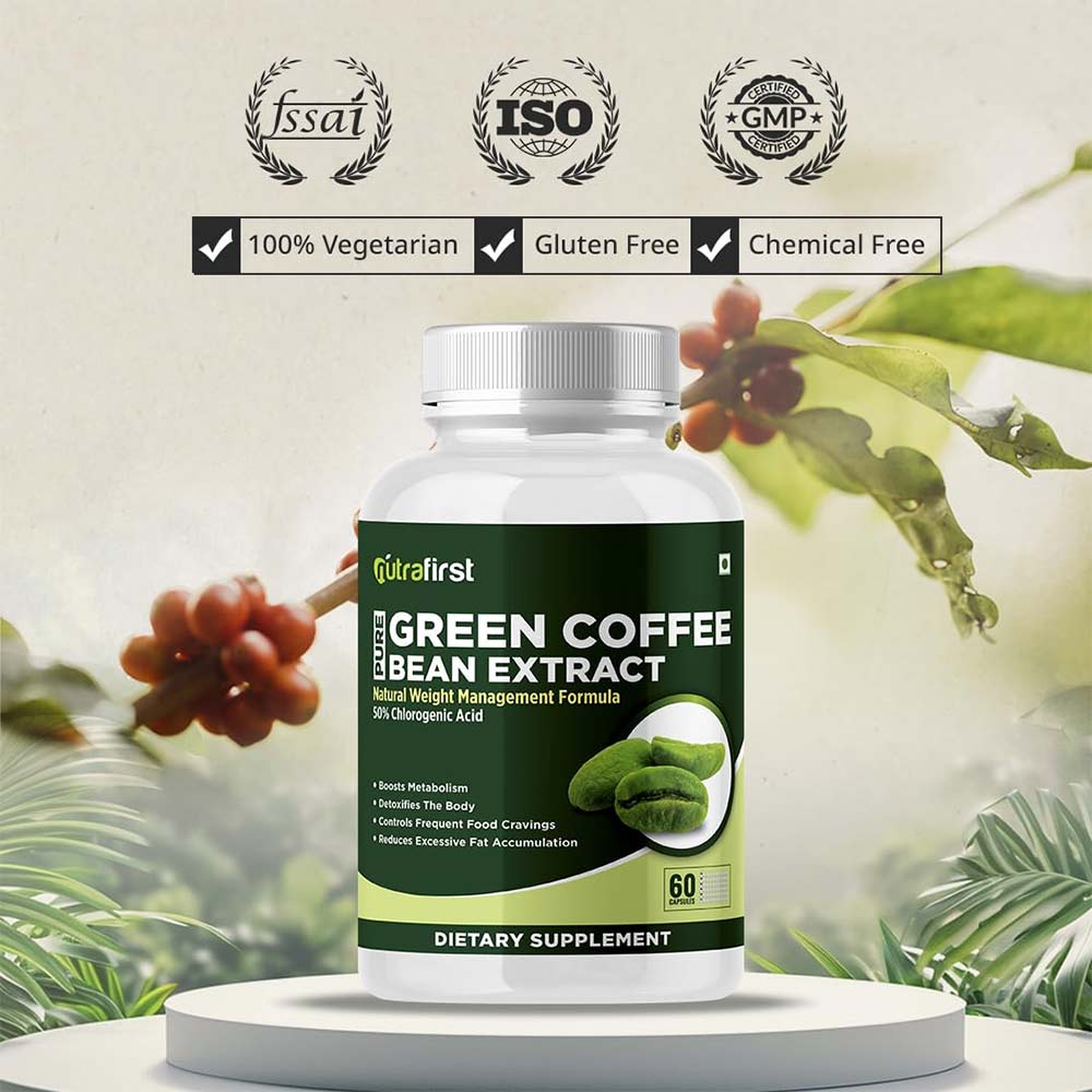 5 - NutraFirst Pure Green Coffee Bean Extract,  120 capsules 