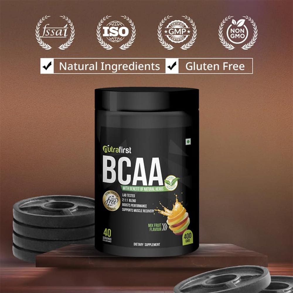 5 - NutraFirst BCAA Proteins,  0.88 lb  40 Servings  Mix Fruit (Pack of 3) 