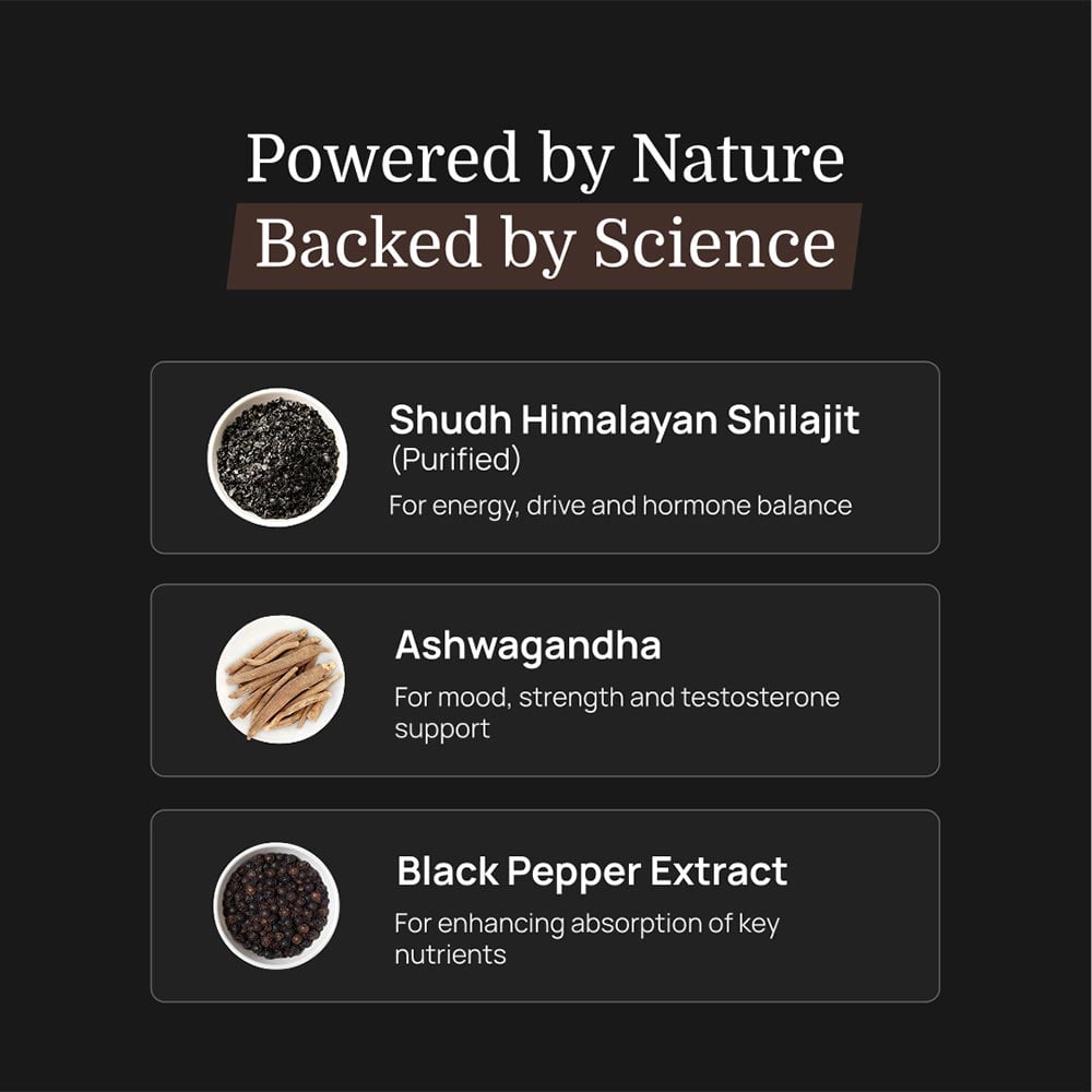 3 - ForMen Shudh Shilajit & Ashwagandha,  30 capsules 